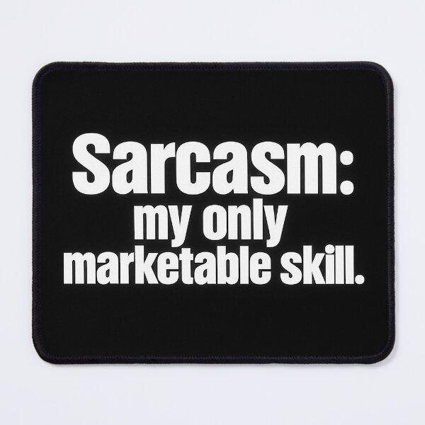 Item preview,  Sarcasm My Only Marketable Skill Funny Sarcastic T-Shirt Quote, funny coworker gift designed and sold by PRINYOS.