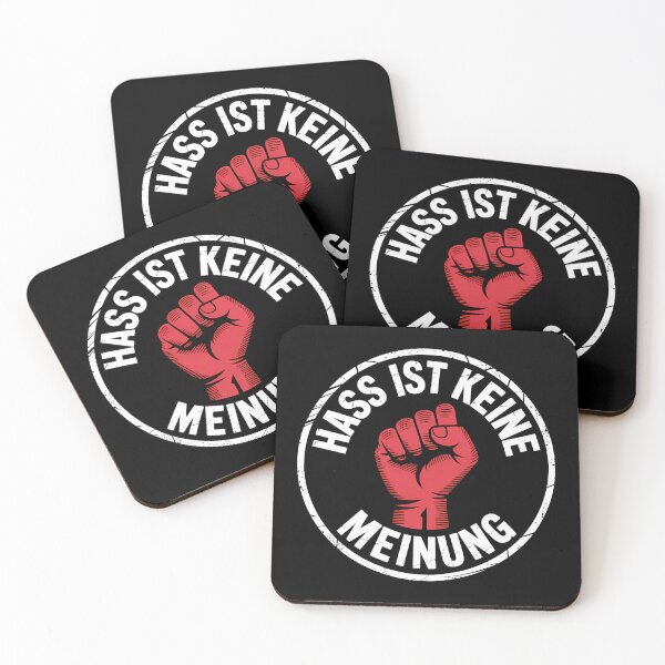 Item preview, Hass ist keine Meinung - Linke Antifa Sticker designed and sold by LoFizzy.