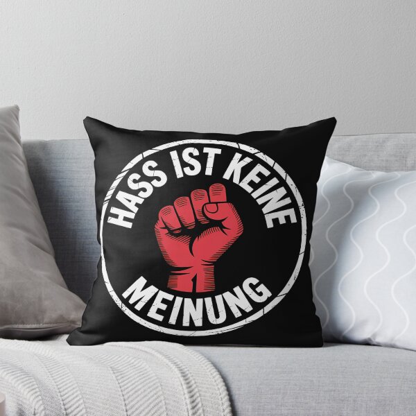Item preview, Hass ist keine Meinung - Linke Antifa Sticker designed and sold by LoFizzy.