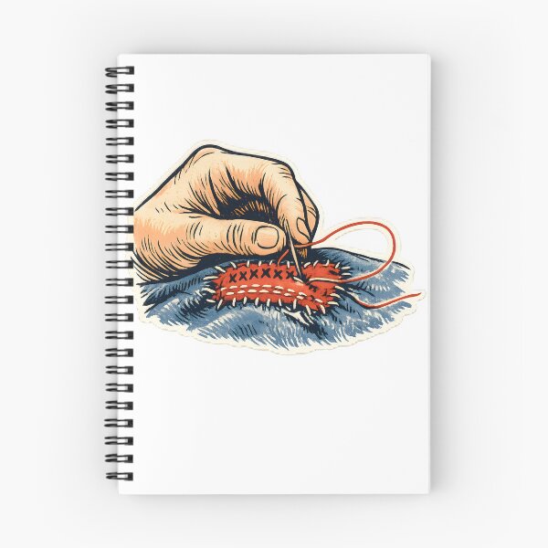 Item preview, The Repair Hand Mending Sewing Slow Fashion T-Shirt designed and sold by Naviora.