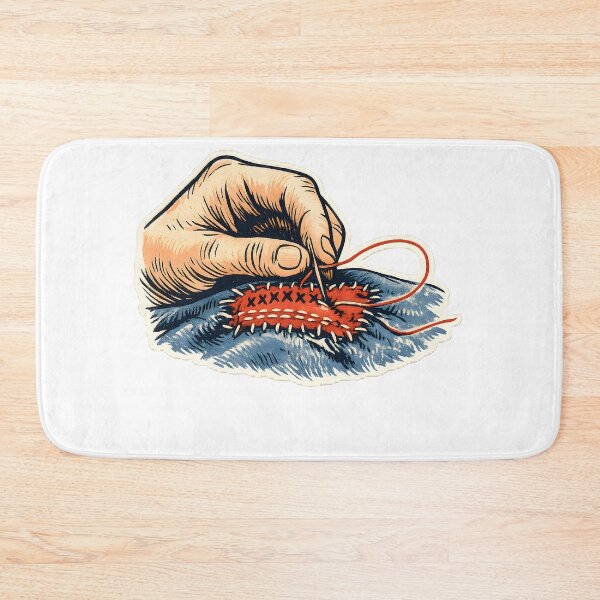 Item preview, The Repair Hand Mending Sewing Slow Fashion T-Shirt designed and sold by Naviora.