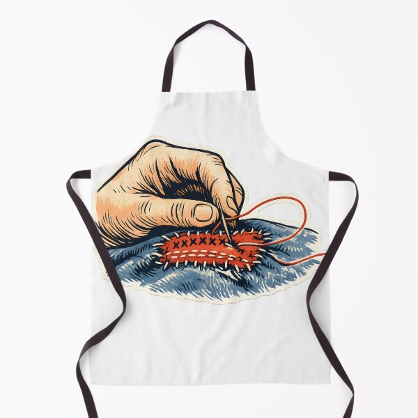 Item preview, The Repair Hand Mending Sewing Slow Fashion T-Shirt designed and sold by Naviora.