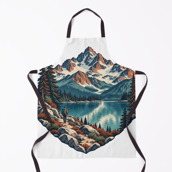 Item preview, alpine_lake_hiker designed and sold by WaynesCave.