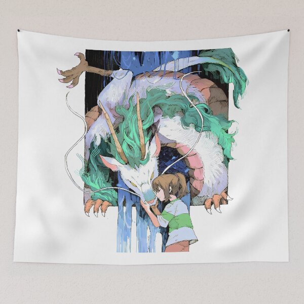 Item preview, Cute kawaii art girl [[chihiros's]] love -%[ghiblis]%- dragon aways designed and sold by renzuraart.