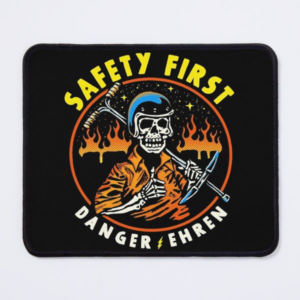 Item preview, Danger Ehren Safety First Stunt Emblem designed and sold by BrownDoyle.