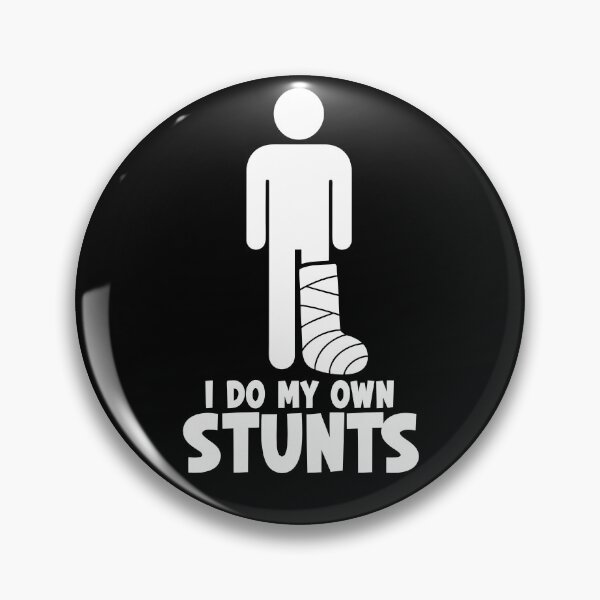 Item preview, I Do My Own Stunts Broken Leg Men's Get Well Soon Gear designed and sold by DynamicDesign.