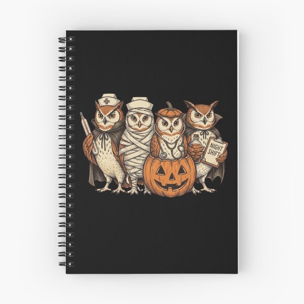 Item preview, Halloween Night Shift Nurse Comfort Colors Shirt, Spooky Owl Tee, Healthcare Worker Gift, Fall Nursing Shirt, Nurse Appreciation Gift designed and sold by ChockletBoy.