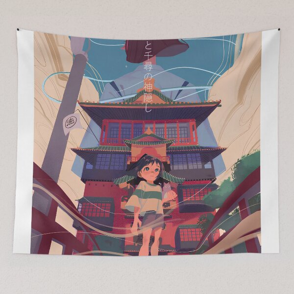 Item preview, work hard girl [[chihiros]] go -%[ghiblis]%- flying aways dragon designed and sold by renzuraart.