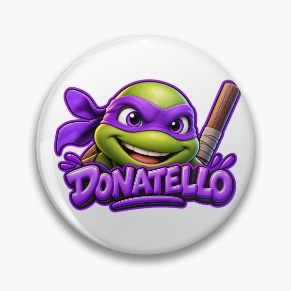 Item preview, Donatello Big Face 3D Ninja Turtle Purple Mask Fan designed and sold by MR4me.
