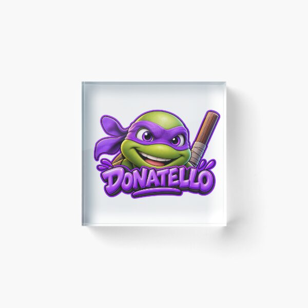 Item preview, Donatello Big Face 3D Ninja Turtle Purple Mask Fan designed and sold by MR4me.