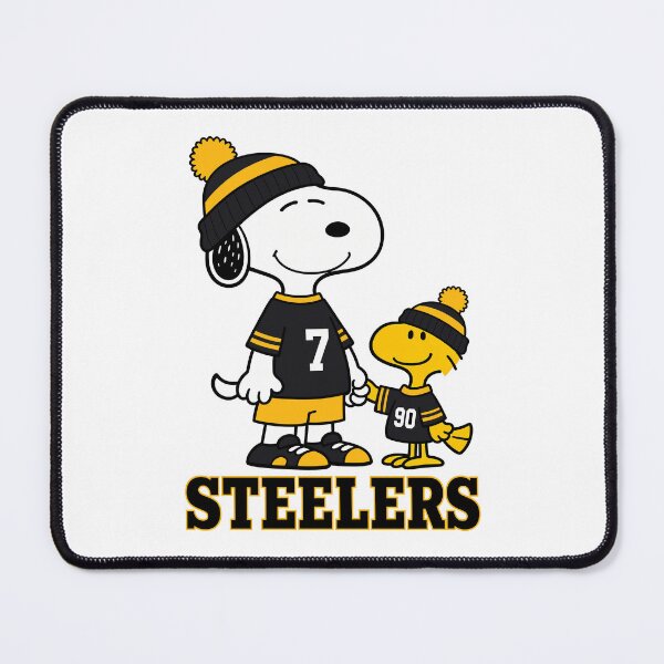 Item preview, Snoopy & Woodstock Pittsburgh Steelers Football Retro F212 designed and sold by GLUVY-THEME.