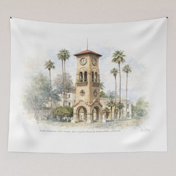 Item preview, Beale Memorial Clock Tower — Bakersfield, California designed and sold by Russell Thorne.