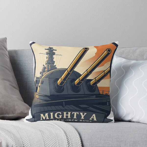 Item preview, USS Alabama 16-Inch Gun Turret Heraldic Crest Sticker designed and sold by DetourDgn.