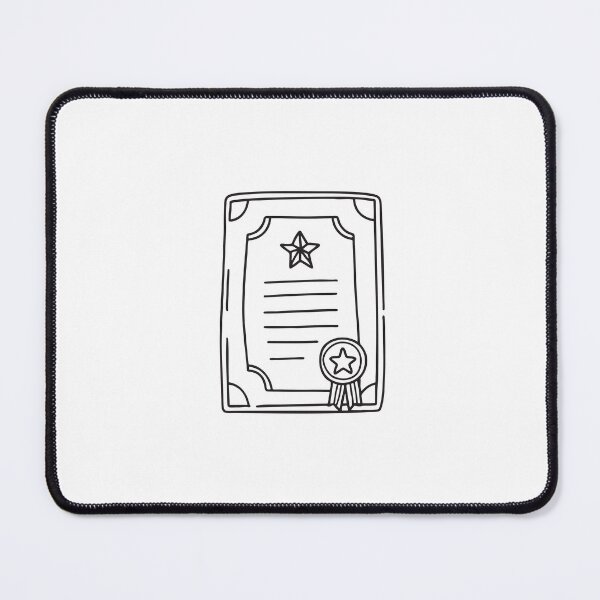 Item preview, doodle illustration of a wall mounted certificate honoring military service designed and sold by rasagamastore.