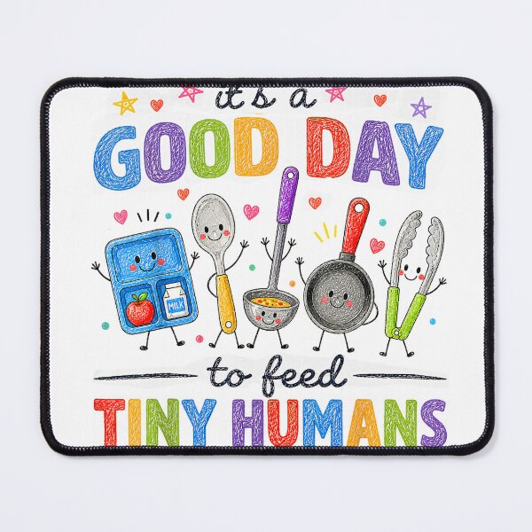 Item preview, Funny Lunch Lady Back to School Feed Tiny Humans Cafeteria T-Shirt designed and sold by teluguredbubble.