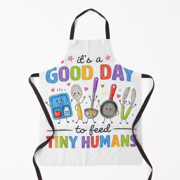 Item preview, Funny Lunch Lady Back to School Feed Tiny Humans Cafeteria T-Shirt designed and sold by teluguredbubble.