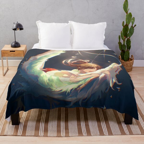 Item preview, girl fall with dragon [hakus and chihiros]] go -%[ghiblis]%- aways  designed and sold by renzuraart.