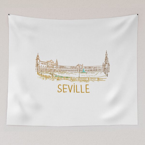 Item preview, Funny Seville Spain Souvenir Gift for Tourists – Humorous City for Visitors designed and sold by MichaeIRellov.