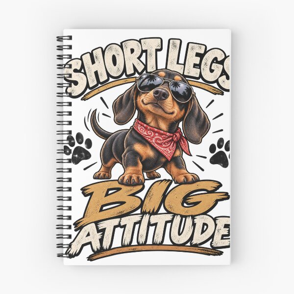 Item preview, Short Legs Big Attitude Dachshund designed and sold by ABprintstudio.