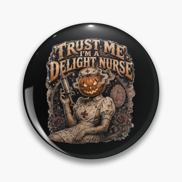 Item preview, Delight Nurse Pumpkin Head Vintage Horror Halloween Soft Grunge designed and sold by Yellowriversss.