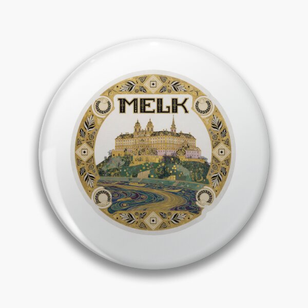 Item preview, Melk Abbey Gold Sticker designed and sold by Imaginarium of Chaos falcon88 .