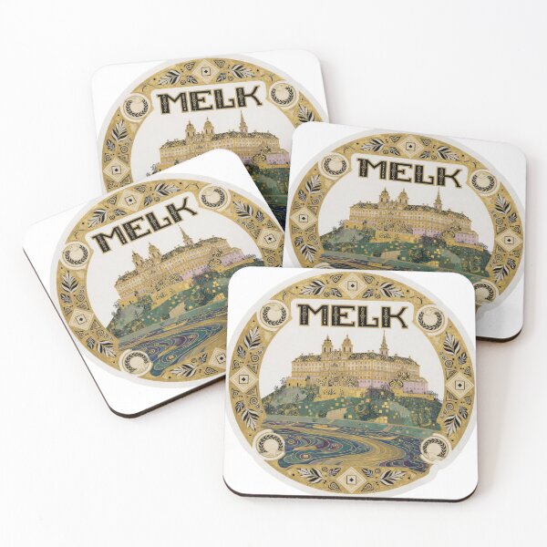 Item preview, Melk Abbey Gold Sticker designed and sold by Imaginarium of Chaos falcon88 .