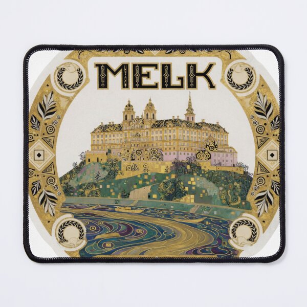 Item preview, Melk Abbey Gold Sticker designed and sold by Imaginarium of Chaos falcon88 .