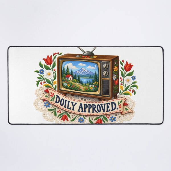 Item preview, Doily Approved Painted Balkan Household Humor designed and sold by OfficialBalkan.