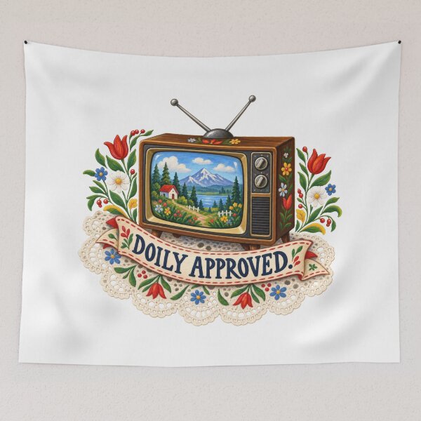 Item preview, Doily Approved Painted Balkan Household Humor designed and sold by OfficialBalkan.