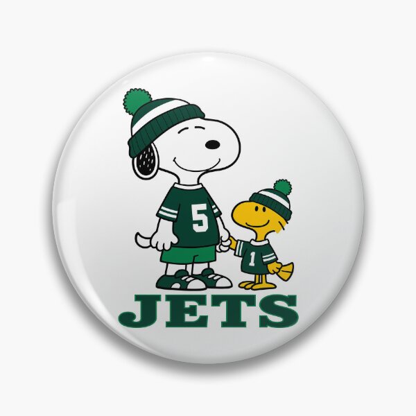 Item preview, Snoopy & Woodstock New York Jets Football Retro F214 designed and sold by GLUVY-THEME.
