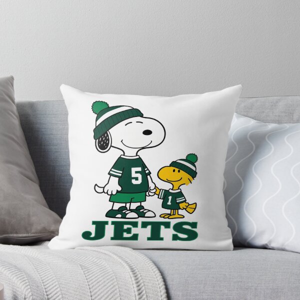 Item preview, Snoopy & Woodstock New York Jets Football Retro F214 designed and sold by GLUVY-THEME.