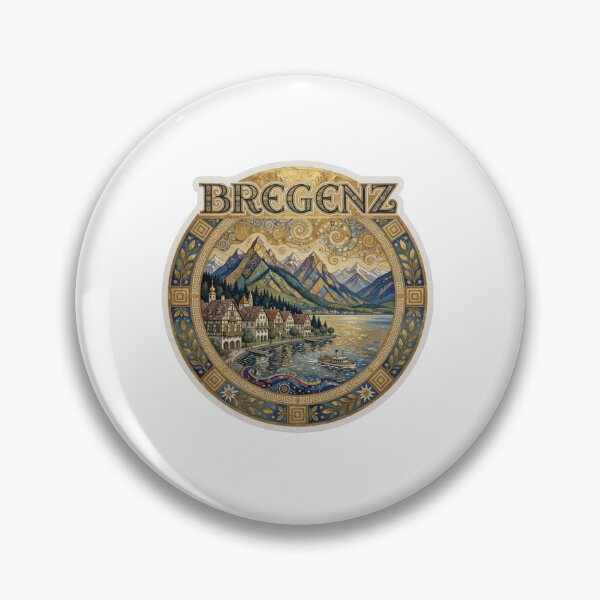 Item preview, Bregenz Lake Gold Sticker designed and sold by Imaginarium of Chaos falcon88 .