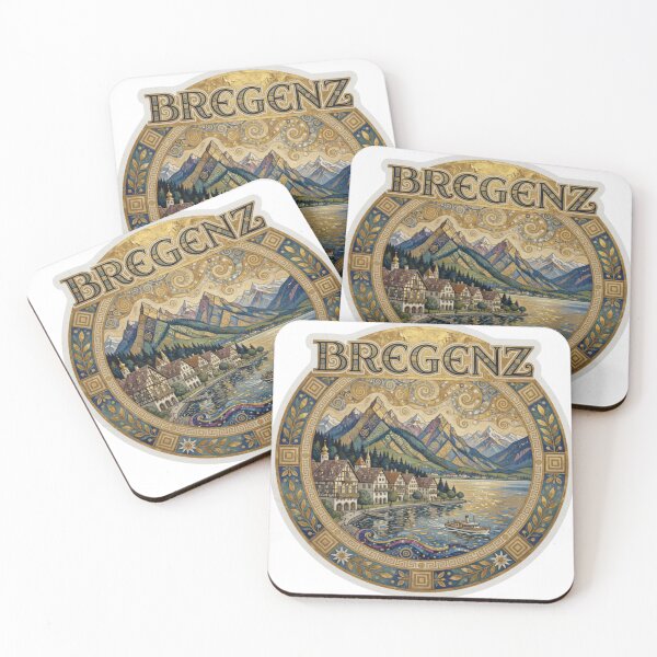 Item preview, Bregenz Lake Gold Sticker designed and sold by Imaginarium of Chaos falcon88 .