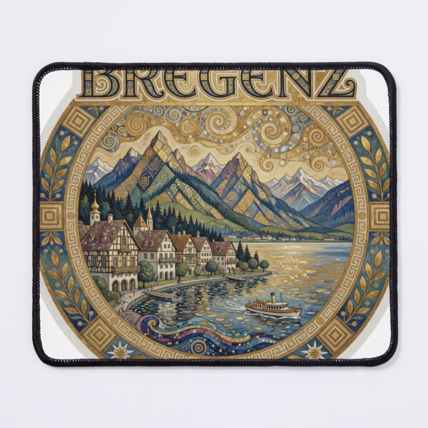 Item preview, Bregenz Lake Gold Sticker designed and sold by Imaginarium of Chaos falcon88 .