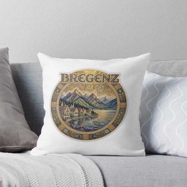 Item preview, Bregenz Lake Gold Sticker designed and sold by Imaginarium of Chaos falcon88 .