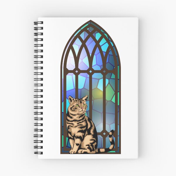 Item preview, Tabby cat stained glass  designed and sold by Strangestory.