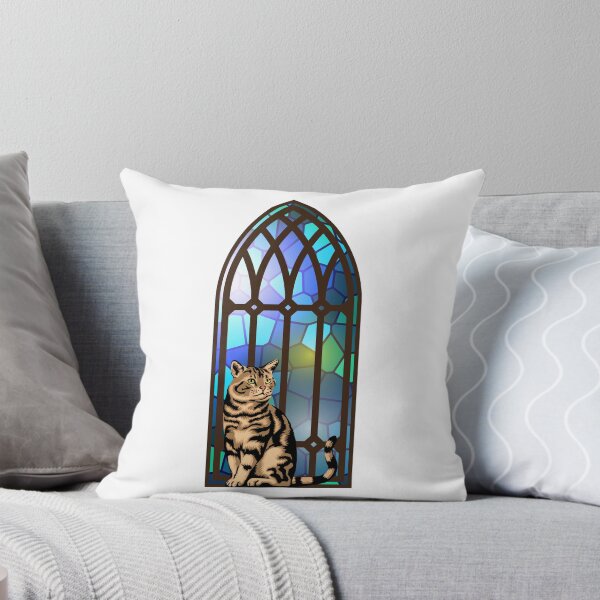 Item preview, Tabby cat stained glass  designed and sold by Strangestory.
