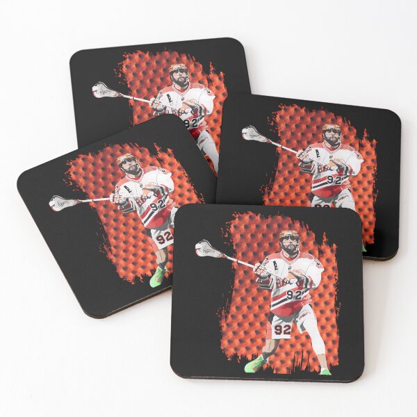 Item preview, Lacrosse Player In Action Stance designed and sold by CourtlandChabot.