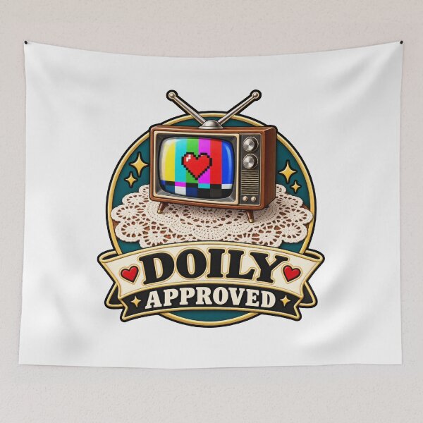 Item preview, Doily Approved Typography Balkan Household Humor designed and sold by OfficialBalkan.