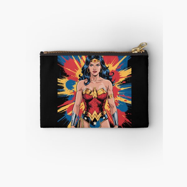 Item preview, Superhero Woman Action Pose Paint Splatter designed and sold by CourtlandChabot.