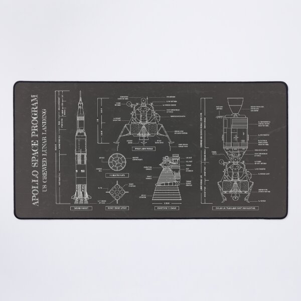 Artikelvorschau, Apollo Program (1961 - 1975) Blackboard entworfen und verkauft von BGALAXY.