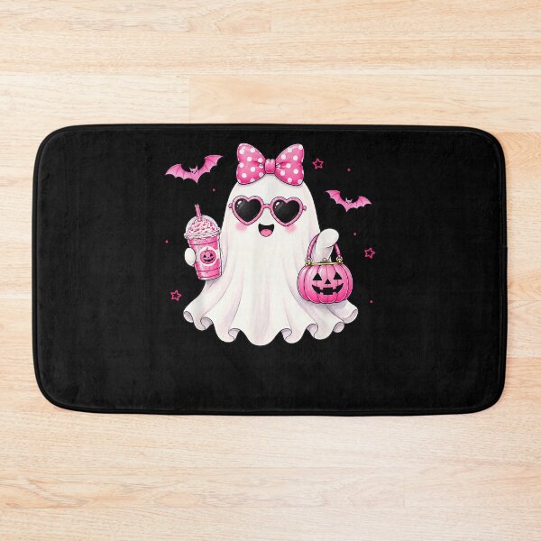 Item preview, Cute Pink Ghost Coffee Halloween Costume Girls Teens Women designed and sold by TaraxDoolittle.