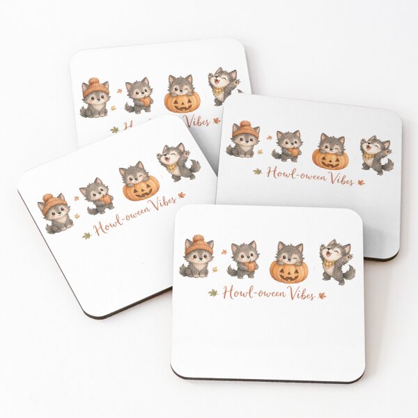 Item preview, Howl-oween Vibes. Kawaii Werewolf designed and sold by Birdie and Flynn.