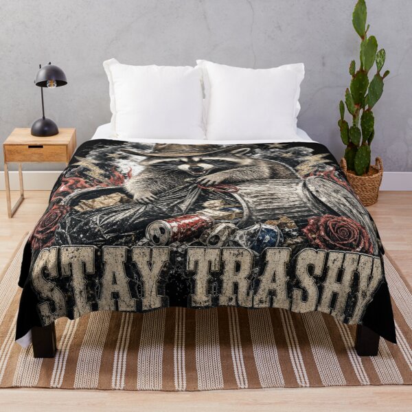Item preview, Stay Trashy Cowboy Raccoon Western Soft Grunge designed and sold by Yellowriversss.