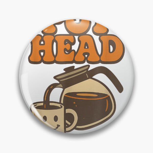 Item preview, Funny Pot Head Retro Coffee Lover Caffeine Humor Java T-Shirt designed and sold by Atros.