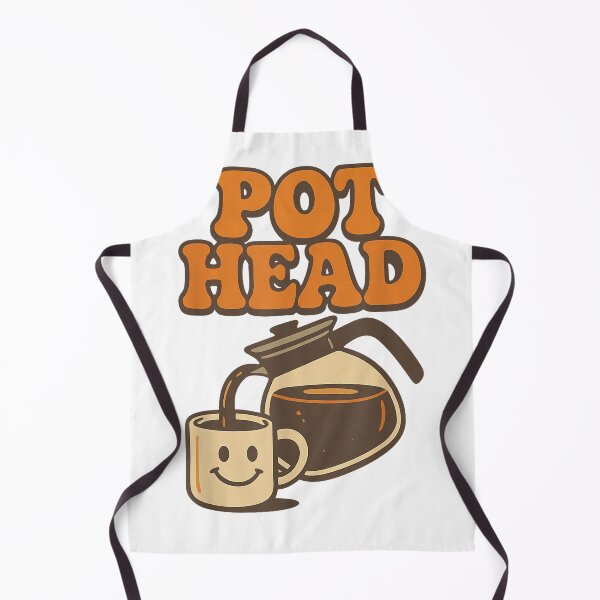 Item preview, Funny Pot Head Retro Coffee Lover Caffeine Humor Java T-Shirt designed and sold by Atros.
