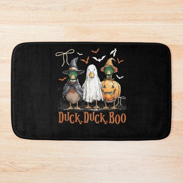 Item preview, Duck Duck Boo Ghost Vampire Pumpkin Goose Retro Halloween designed and sold by TaraxDoolittle.
