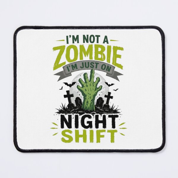 Item preview, I'm Not A Zombie I'm Just On Night Shift Healthcare Worker Gift, Fall Nursing Shirt, Nurse Appreciation Gift designed and sold by ChockletBoy.