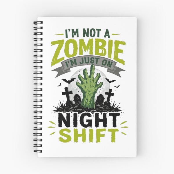 Item preview, I'm Not A Zombie I'm Just On Night Shift Healthcare Worker Gift, Fall Nursing Shirt, Nurse Appreciation Gift designed and sold by ChockletBoy.