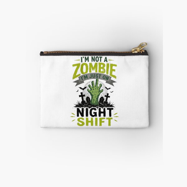 Item preview, I'm Not A Zombie I'm Just On Night Shift Healthcare Worker Gift, Fall Nursing Shirt, Nurse Appreciation Gift designed and sold by ChockletBoy.